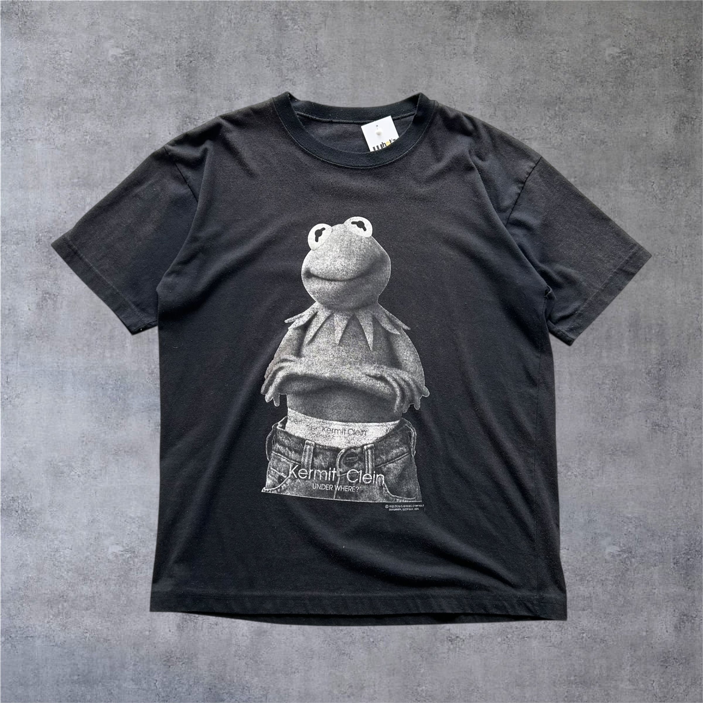 1990s Kermit Clein T-shirt "Black"【高円寺店】