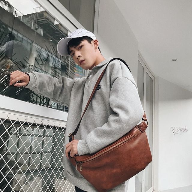 予約販売】ショルダーバッグ メンズ ブラウン ブラック バッグ