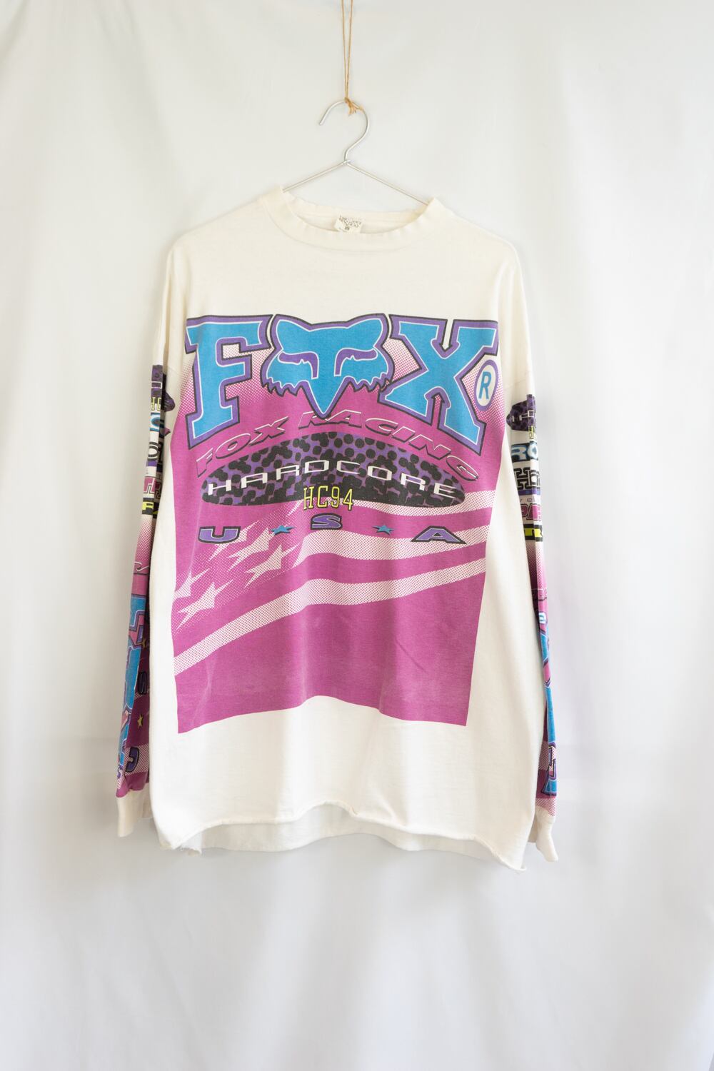 90's FOX RACING Long Sleeve Print Tee メンズ XL | Hoarders Used