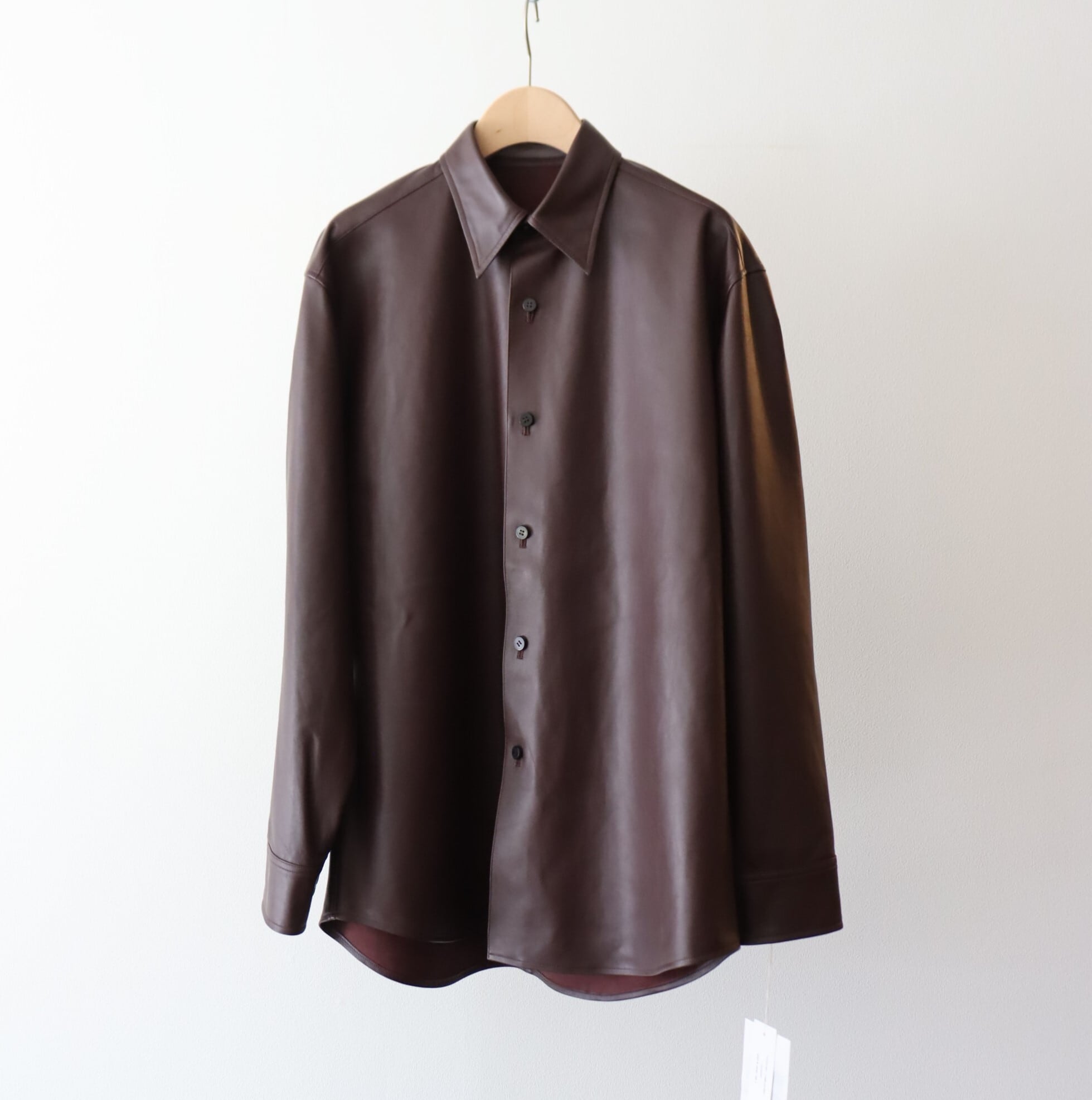 Schott LAMB LEATHER CPO SHIRT Schott LAMB LEATHER CPO SHIRT