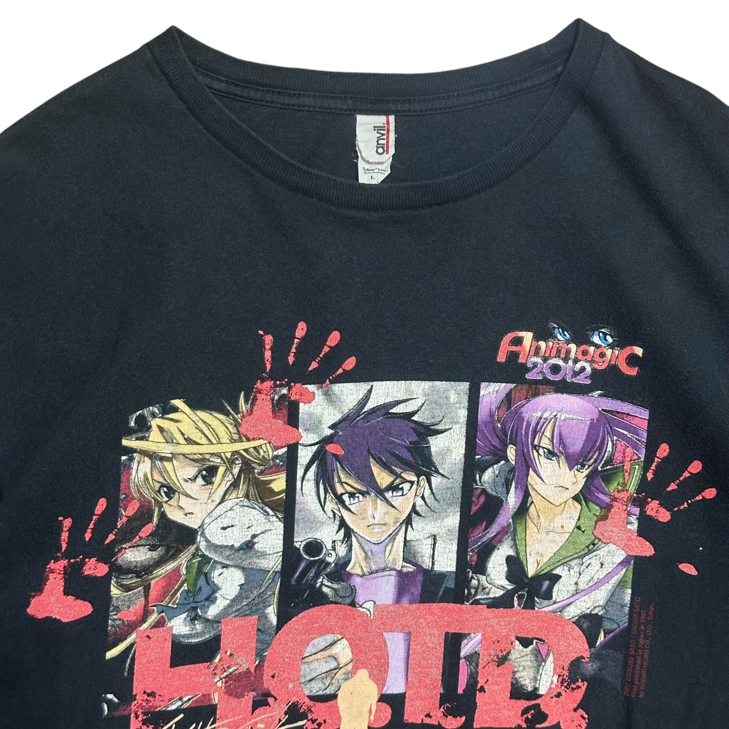 animagic 学園黙示録 H.O.T.D ハイスクールオブザ・デッドTシャツ animagic 学園黙示録 H.O.T.D ハイスクールオブザ・デッドTシャツ