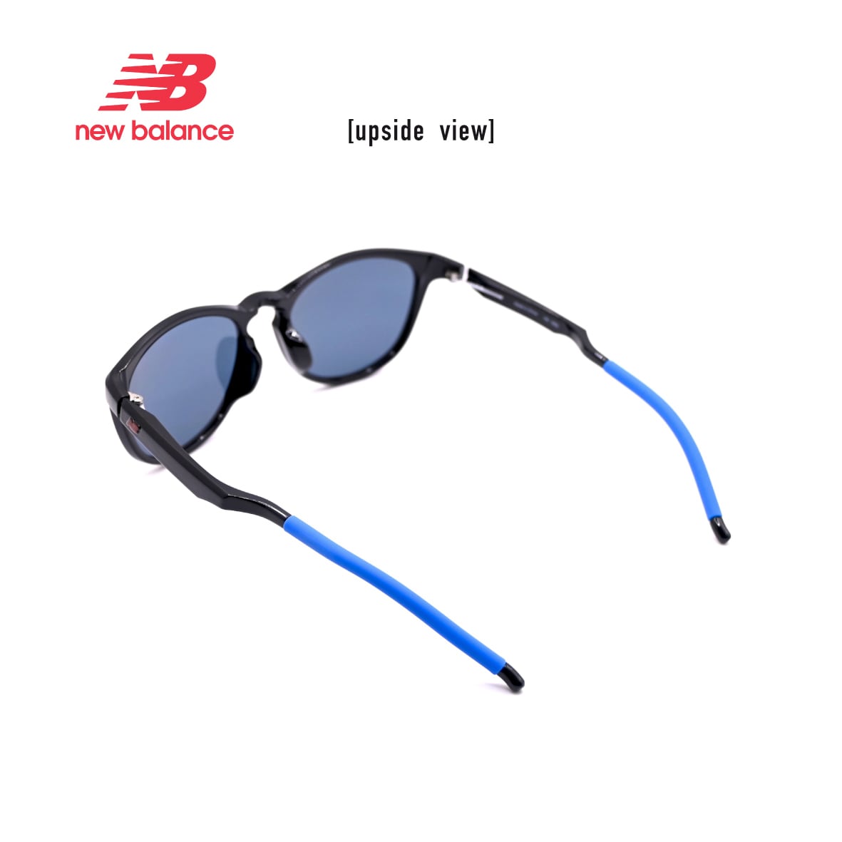 new balance/ 偏光サングラス：NB8104 C03/ ブラック-ブルーレンズ