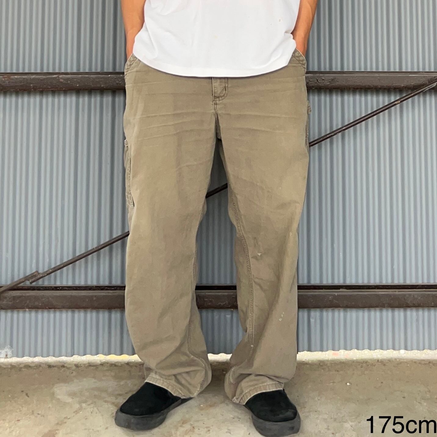 W36×L30】Carhartt ペインターパンツ コットン100% 革パッチ | 古着屋 