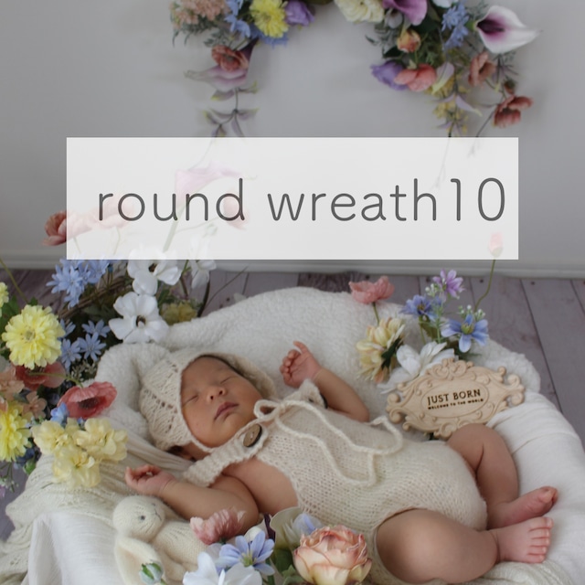 ラウンドリース ⑩colorful fruits ニューボーンフォトレンタルset