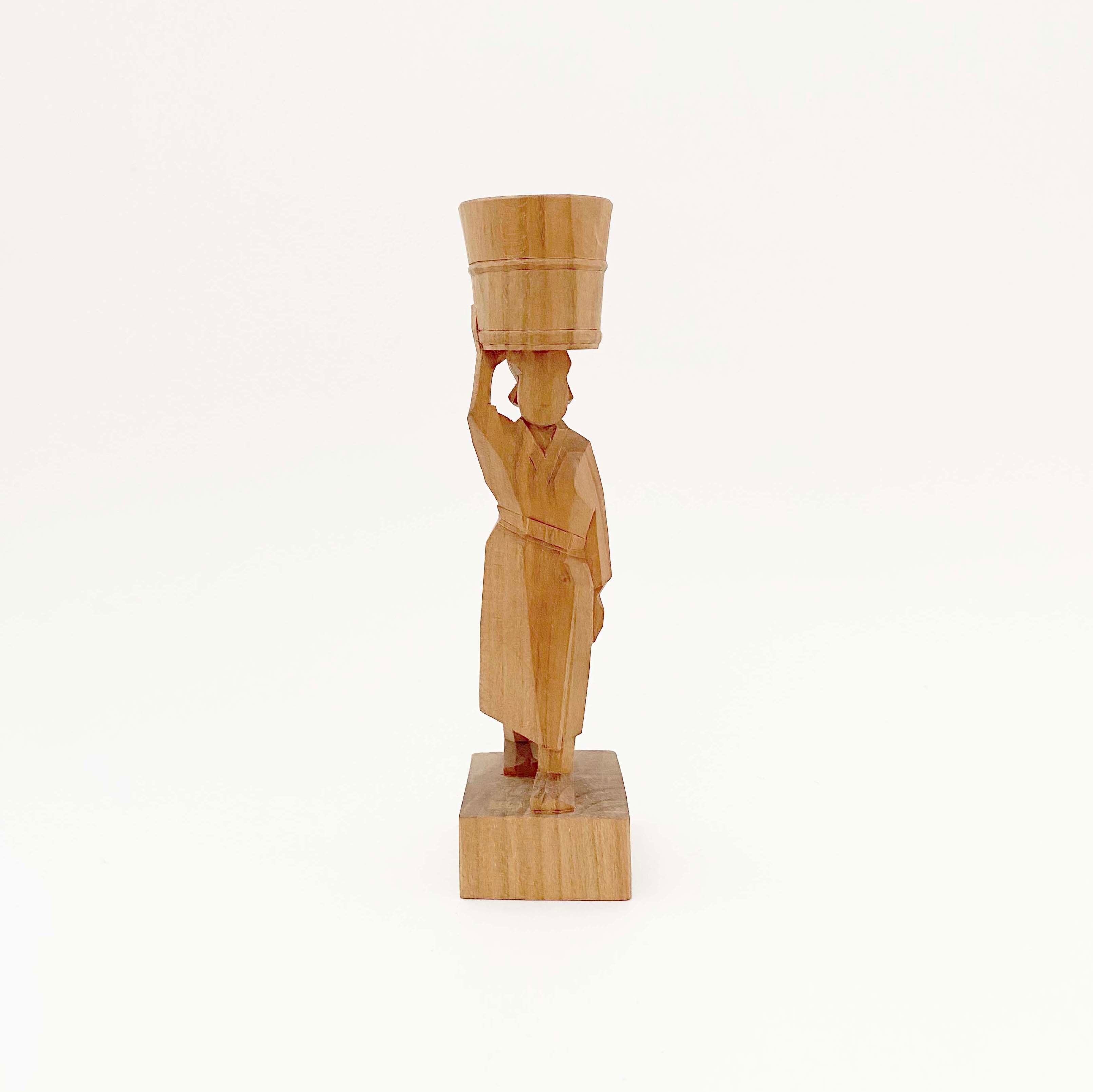 大島一刀彫 あんこ人形(小)