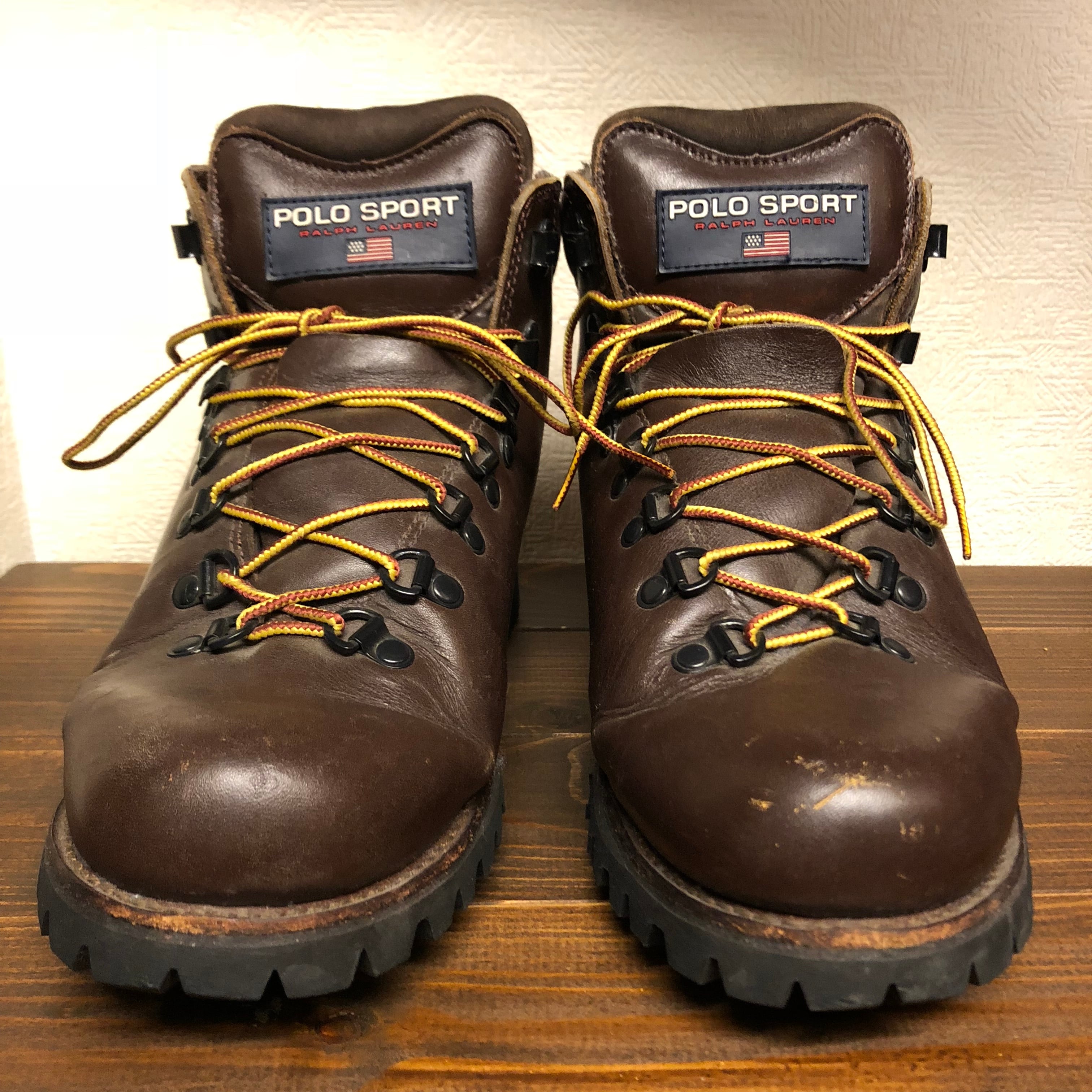 90's POLO SPORT / Trekking Leather Boots / SIZE : 27.5cm