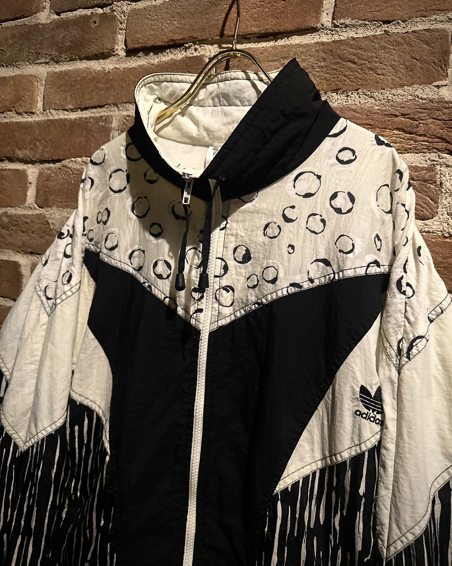 Caka act3】80's “adidas” “Ventex” Vintage Nylon Track Jacket