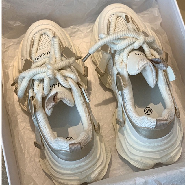 ドローコードボリュームレイヤースニーカー 3col   R00445