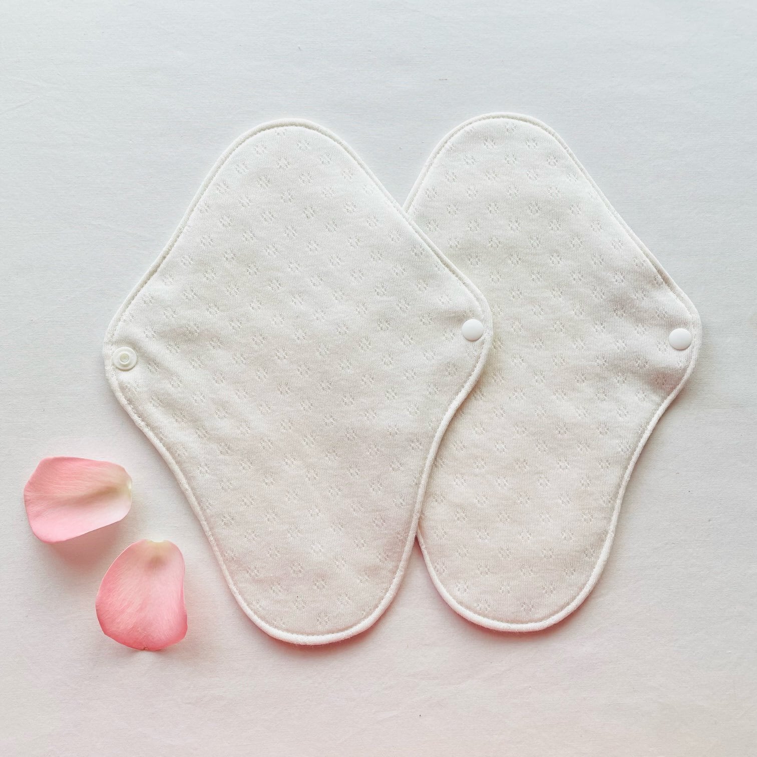 布ナプキンS「check + pink rose」