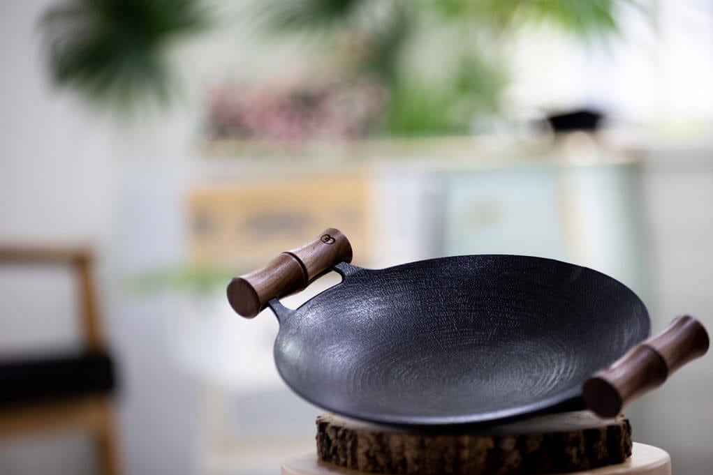 JHQ マルチグリドル 専用グリップ 】木製 ハンドル ミトン グリップ