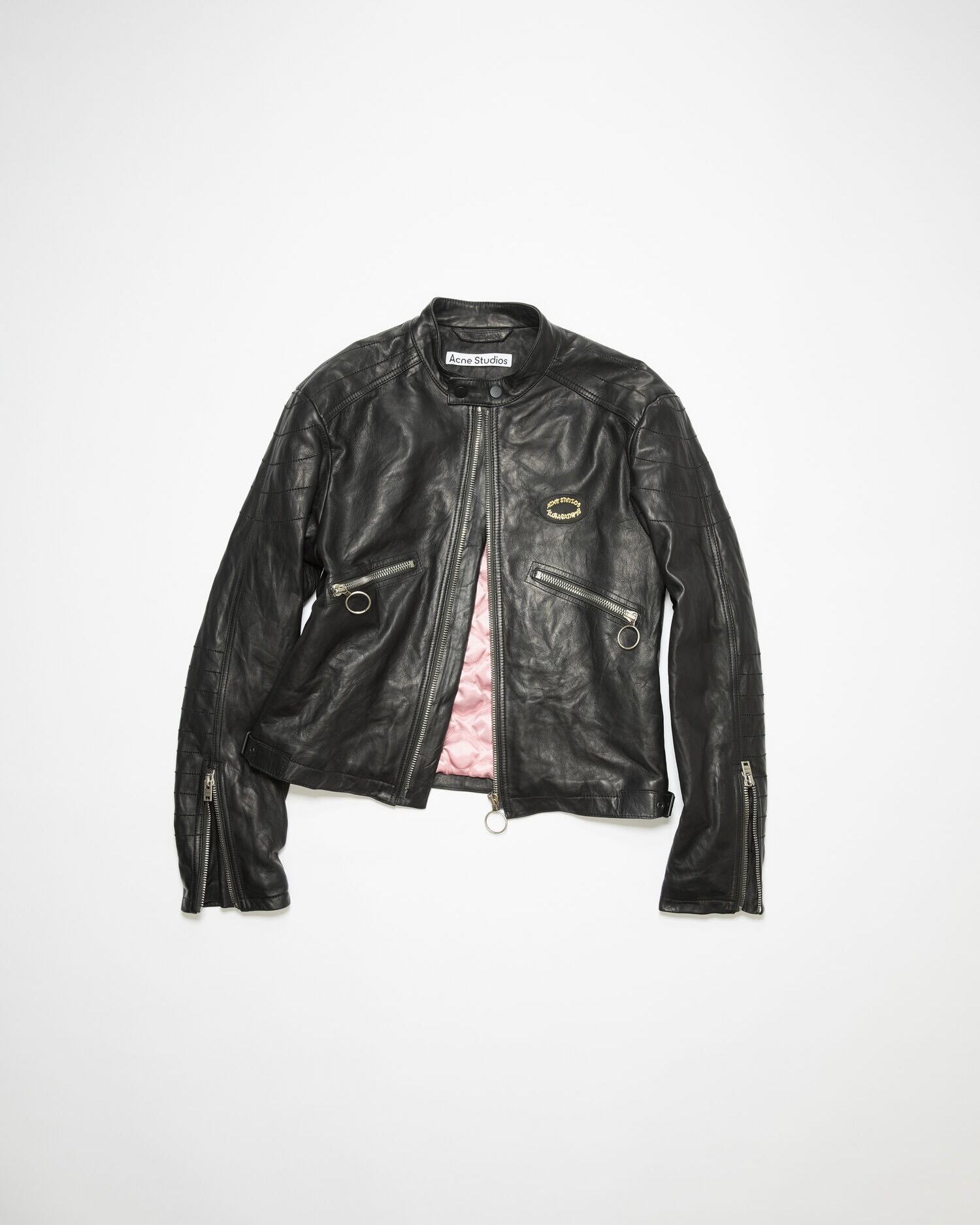 Acne Studios Men】ディストレスト レザージャケット | idealclasse