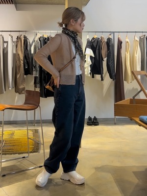 【25SS】GANNI ガニー / DARK BLUE STARY JEANS / デニムパンツ