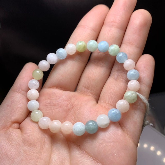 2.ポップカラー☆ミックスベリルブレスレット