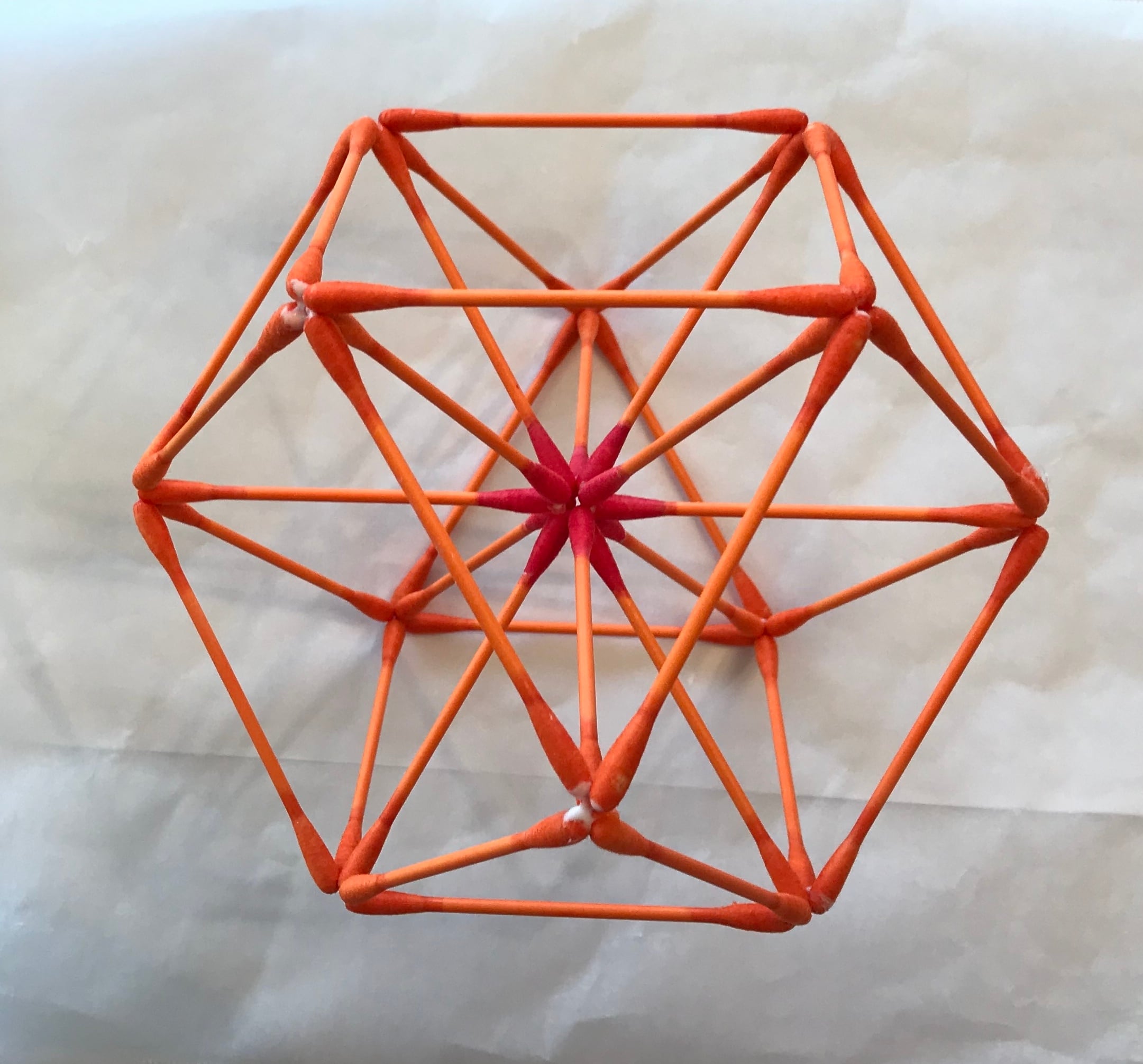 神聖幾何学アート【ストーンオブライフ～赤】 神聖幾何学アート【ストーンオブライフ～赤】