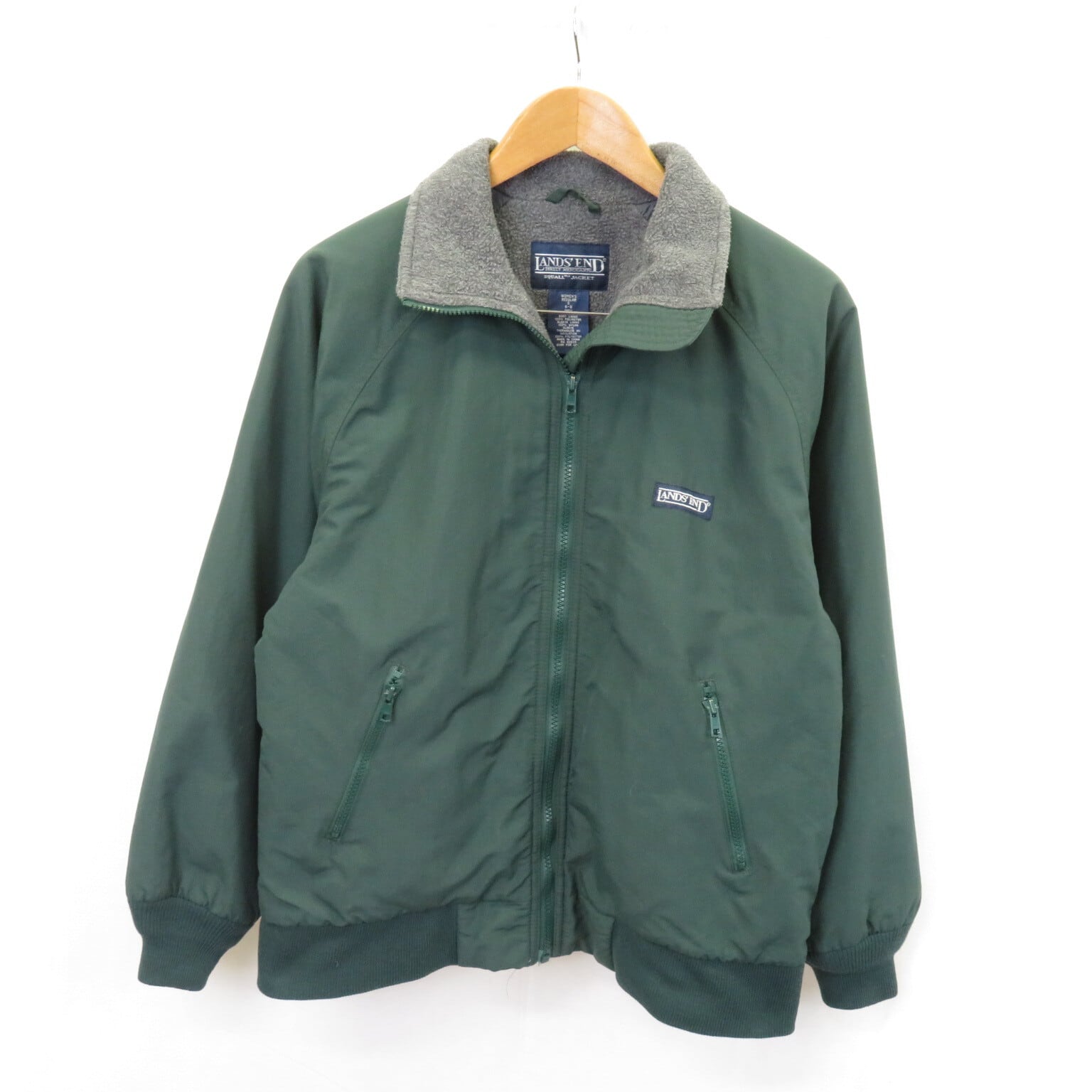 LANDS'END SQUALL JACKET ナイロン×POLARTECフリース ...