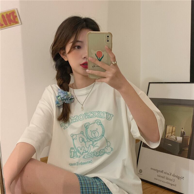 Tシャツ サマールーズスタイル かわいい 夏物 YY-ファッション7069748828