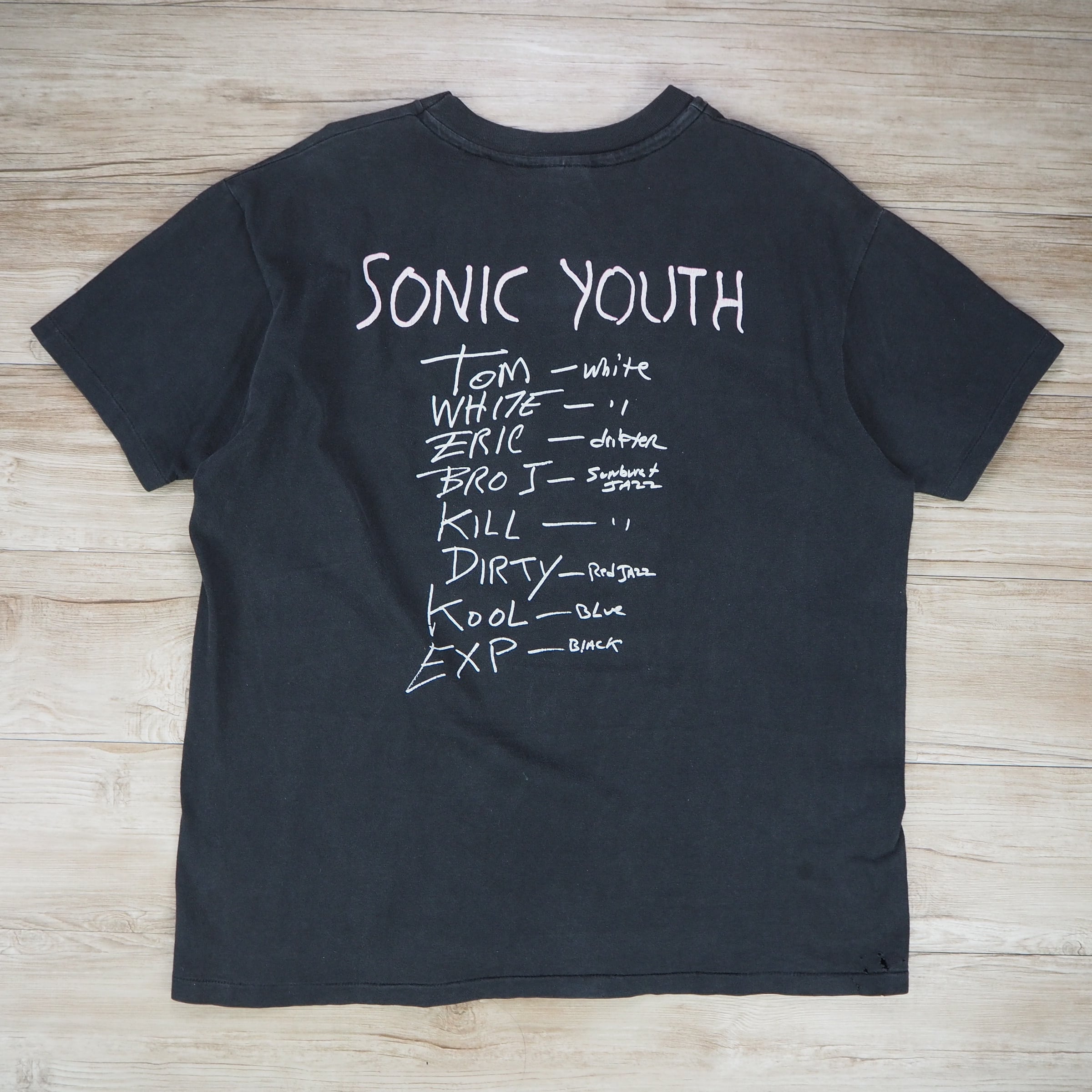 Tシャツ LサイズソニックユースSONIC YOURH DISAPPEARER Vintage Sonic Youth Size L Disappearer Gracias Goo Hysteric