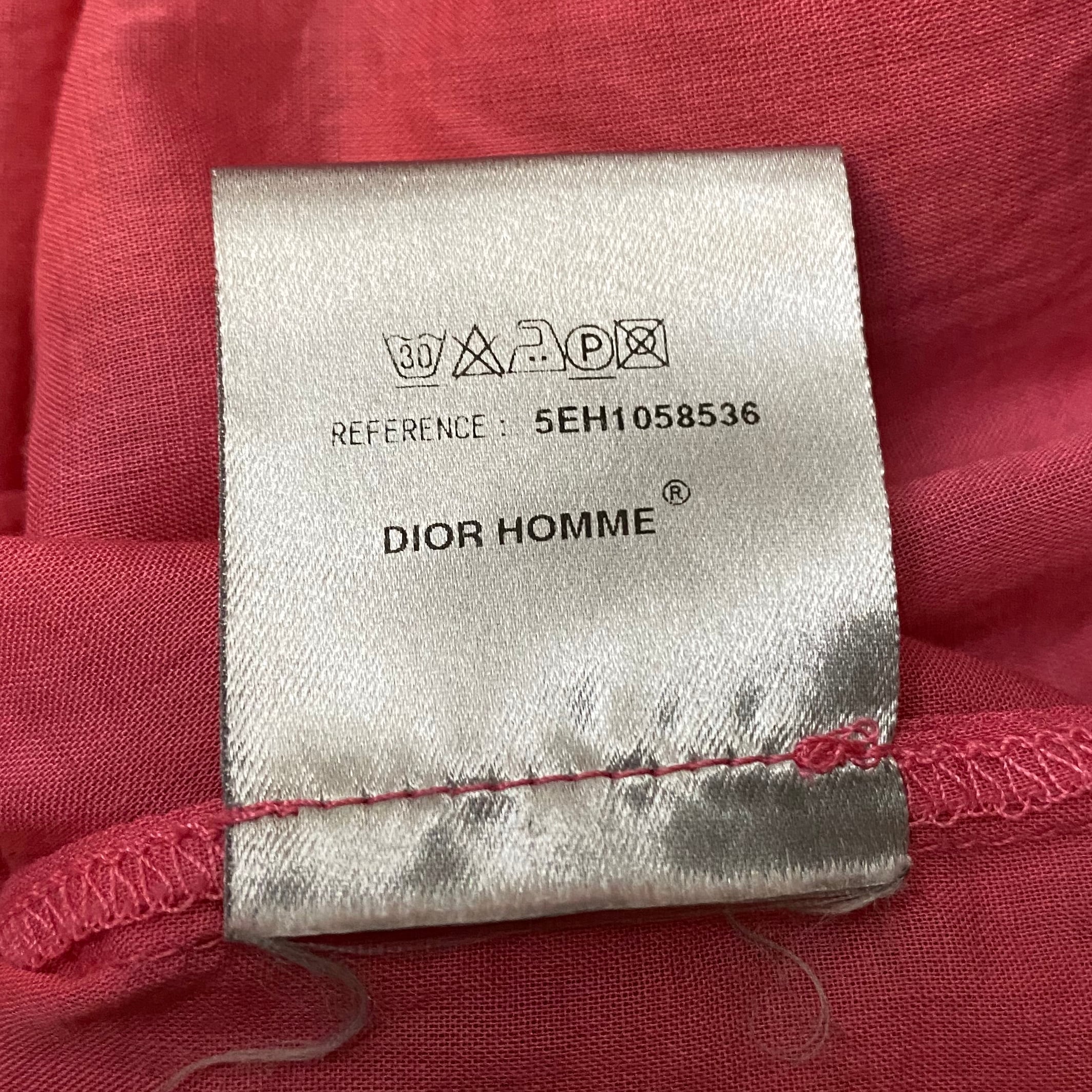 DIOR HOMME 【希少 美品】 05SS ディオール にこやか ベック エディ 赤