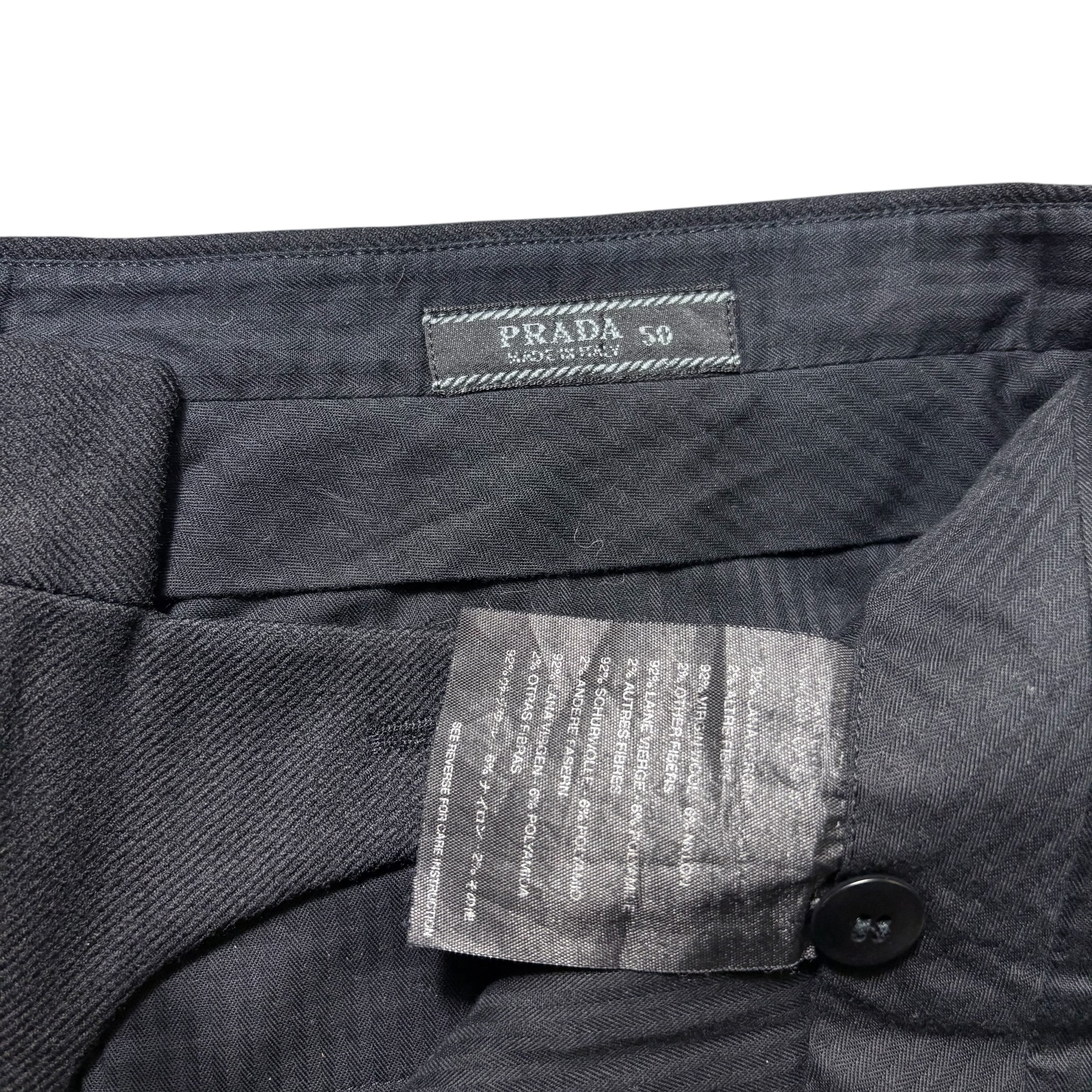 PRADA wool slacks | NOIR ONLINE