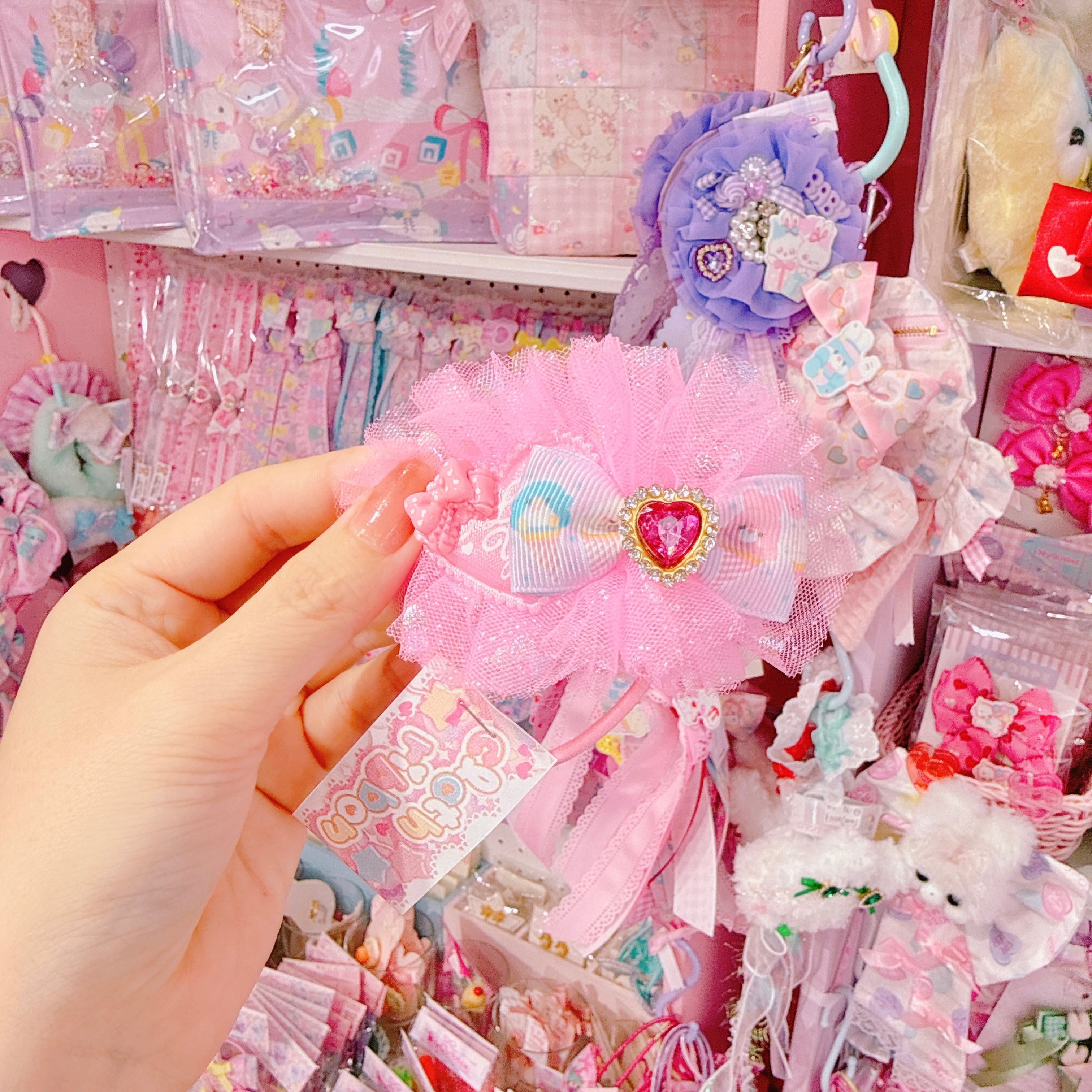 【C5】86-26チュールヘアゴム