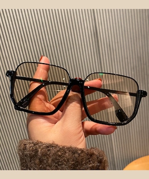 ブラックフレーム◆スクエアサングラス【e-70212】