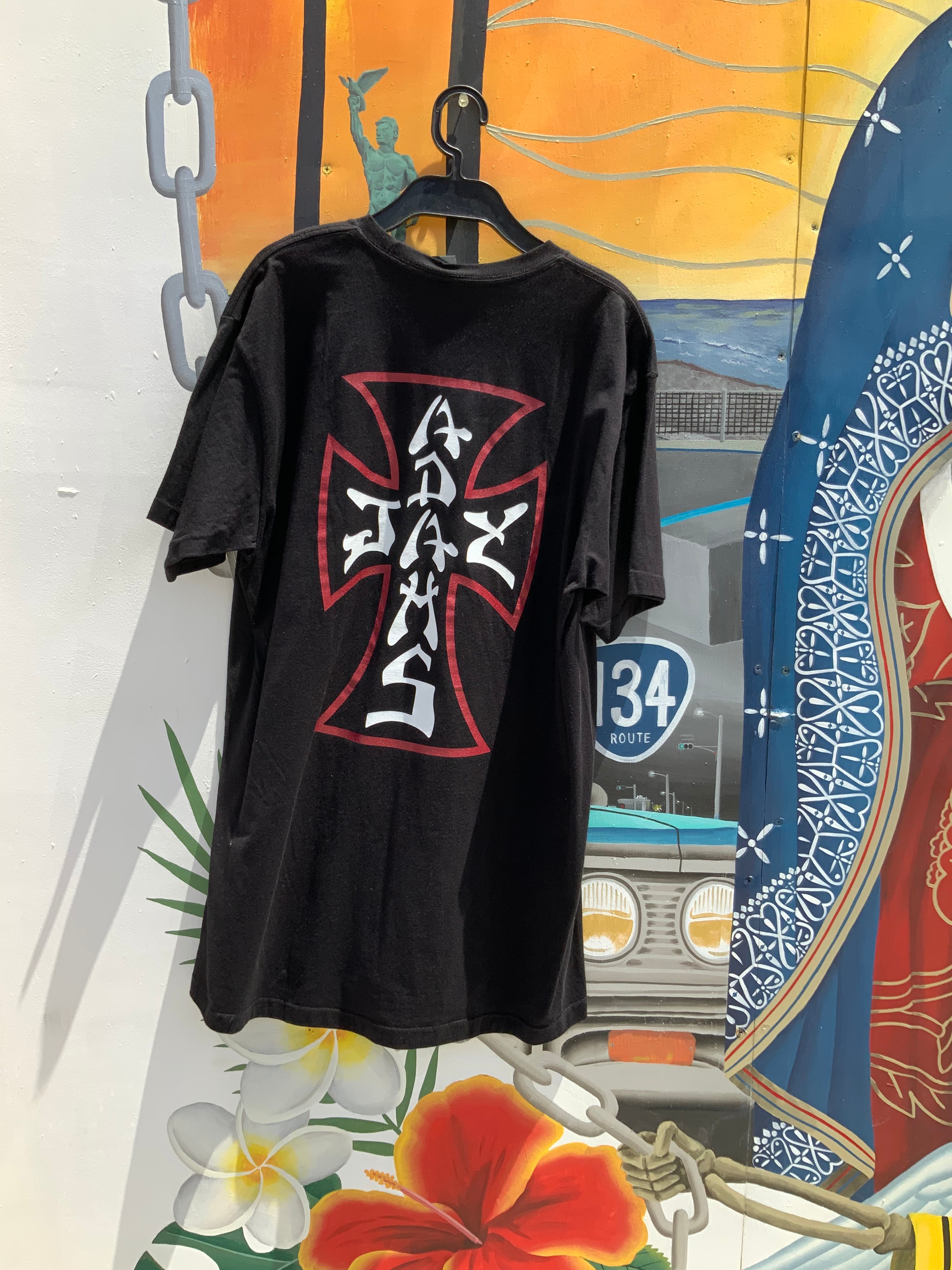 H-STREET SKATEBOARDING MATT HENSLEY STAINED GLASS TEE T-SHIRTS