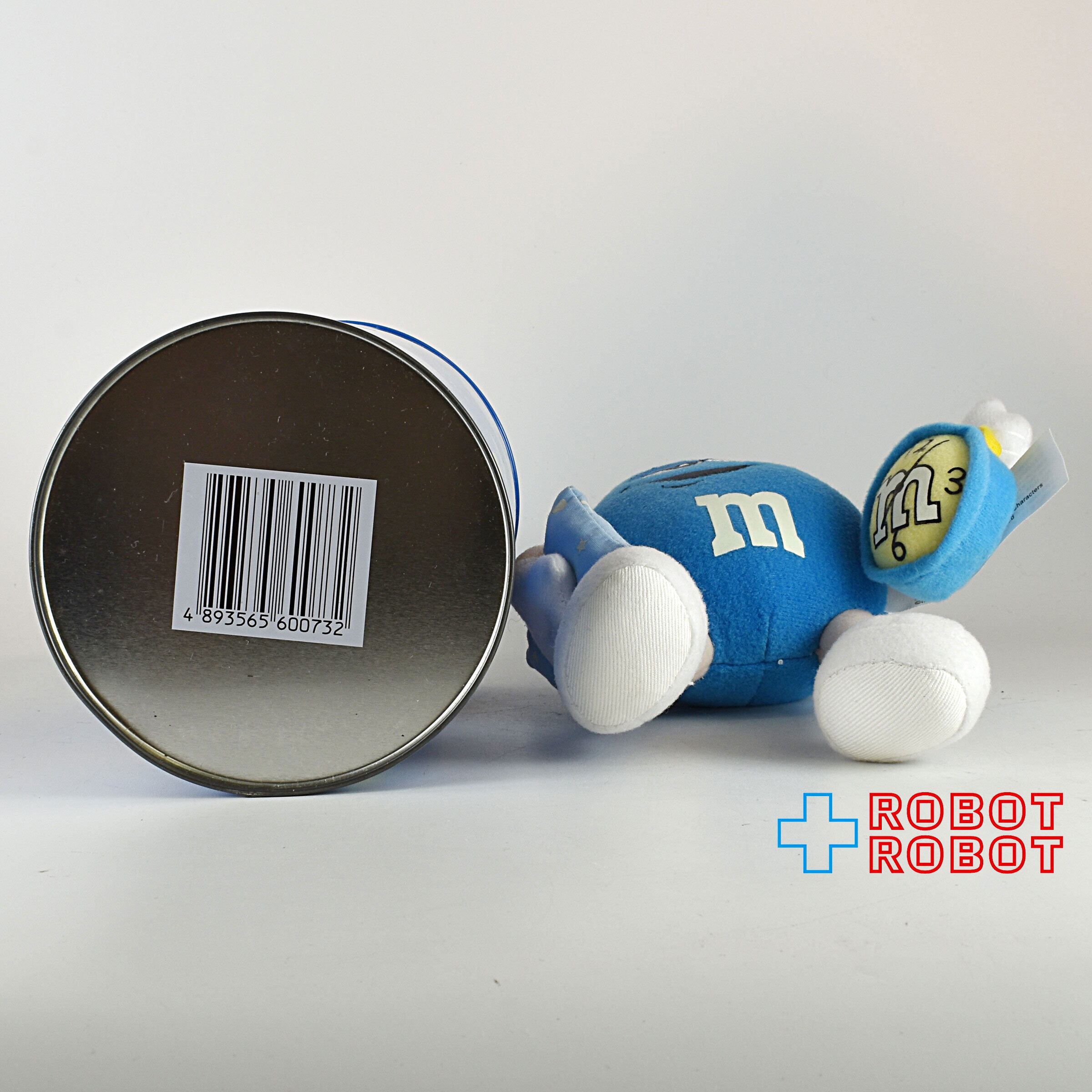 M&M's ブルー ナイトキャップ エムアンドエムズ ぬいぐるみ人形 缶入