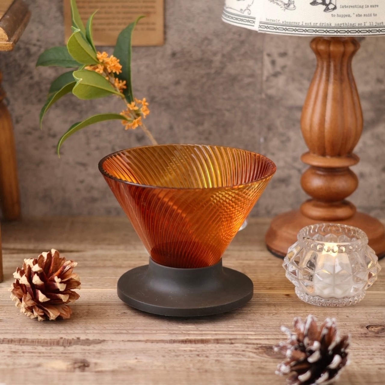 HARIO V60 ドリッパー NEO 02 1-4杯用 アンバー