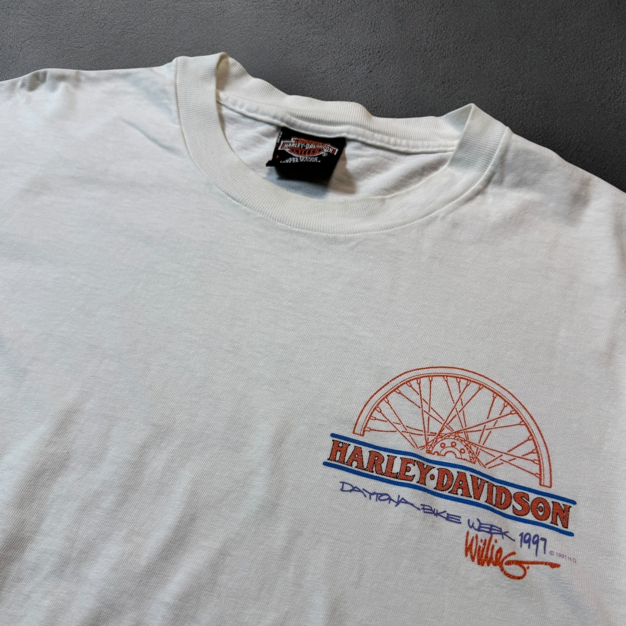 Harley Davidson TEE 90s USA製 ハーレーTシャツ L 古着 - 2