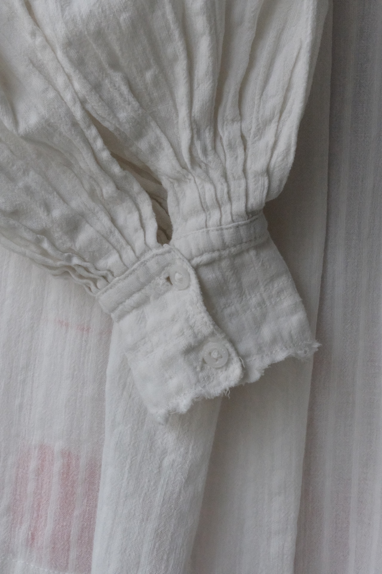 Romanian balloon sleeve rural blouse