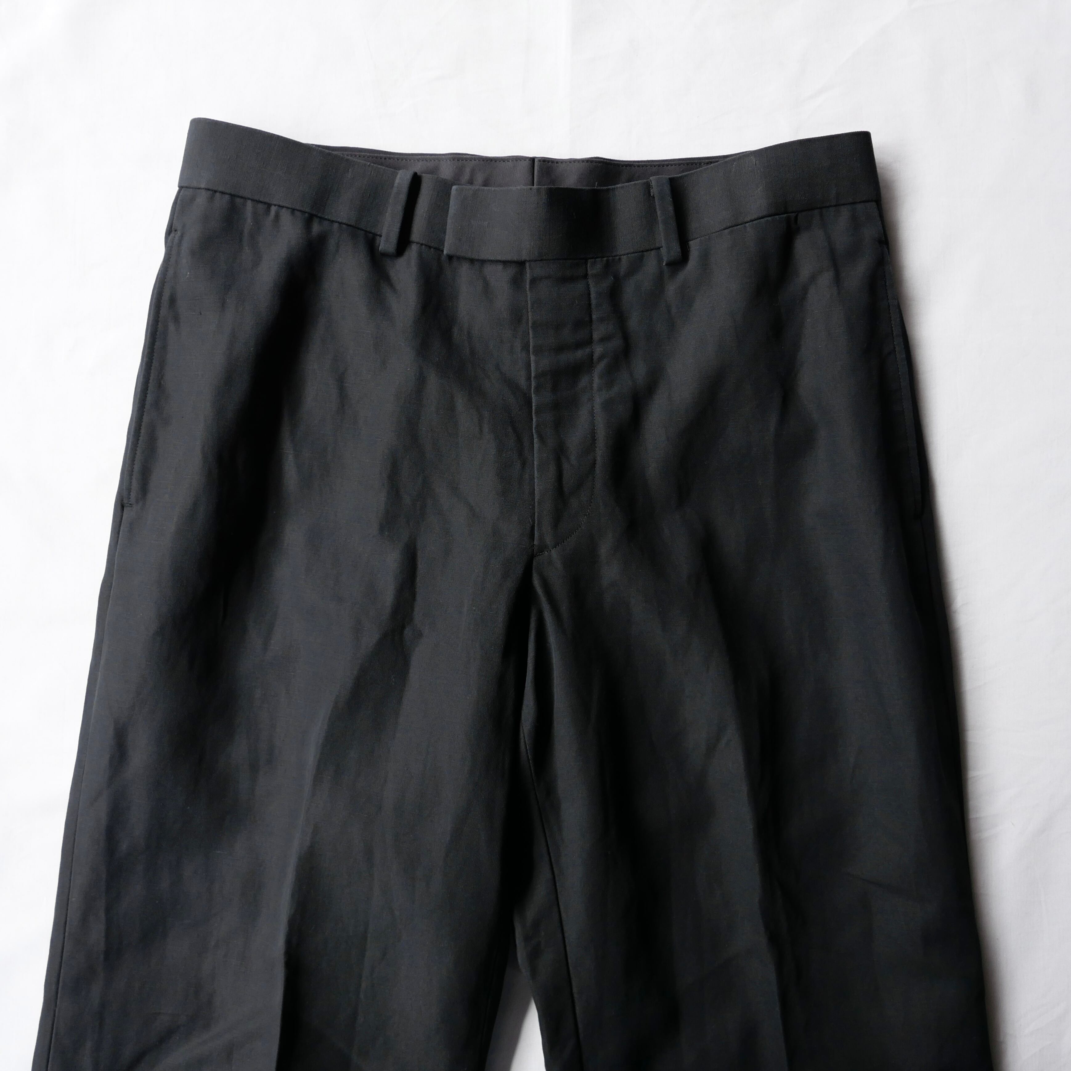 AURALEE 24SS HARD TWIST FINX LINEN CHINO PANTS | safarionline