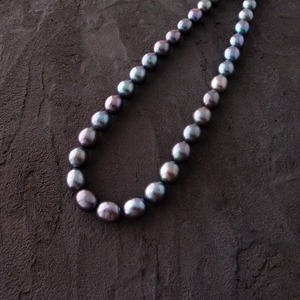 【SV】Black Pearl Necklace/ブラックパール ネックレス