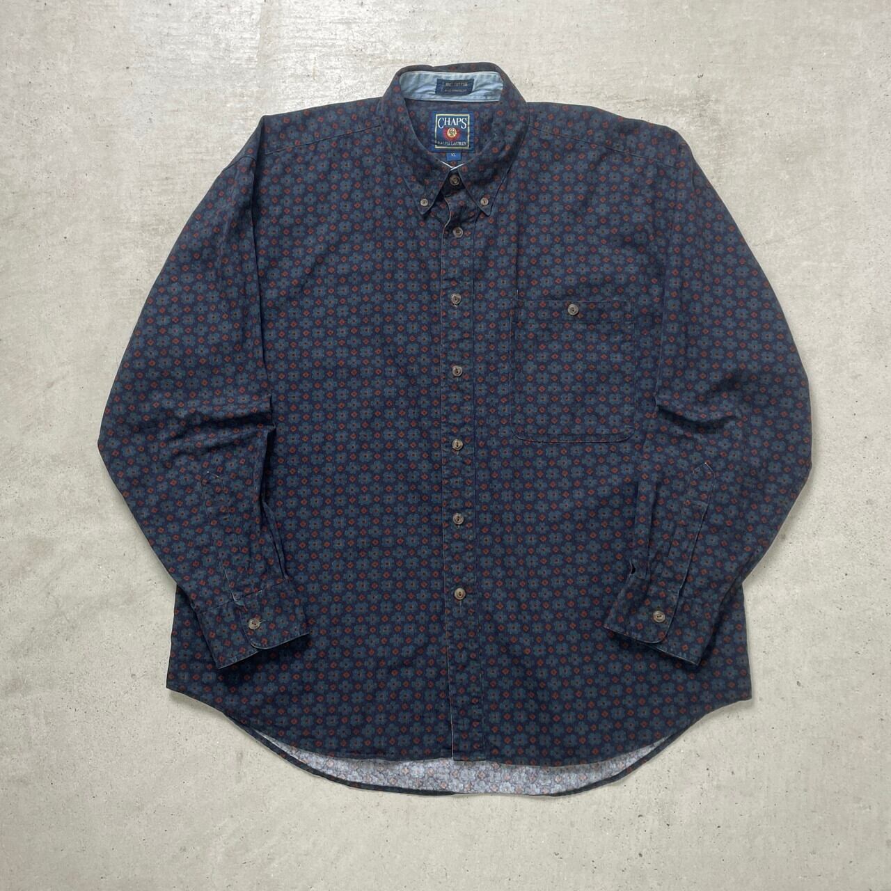 80年代 CHAPS Ralph Lauren チャップス ラルフローレン 花柄 総柄