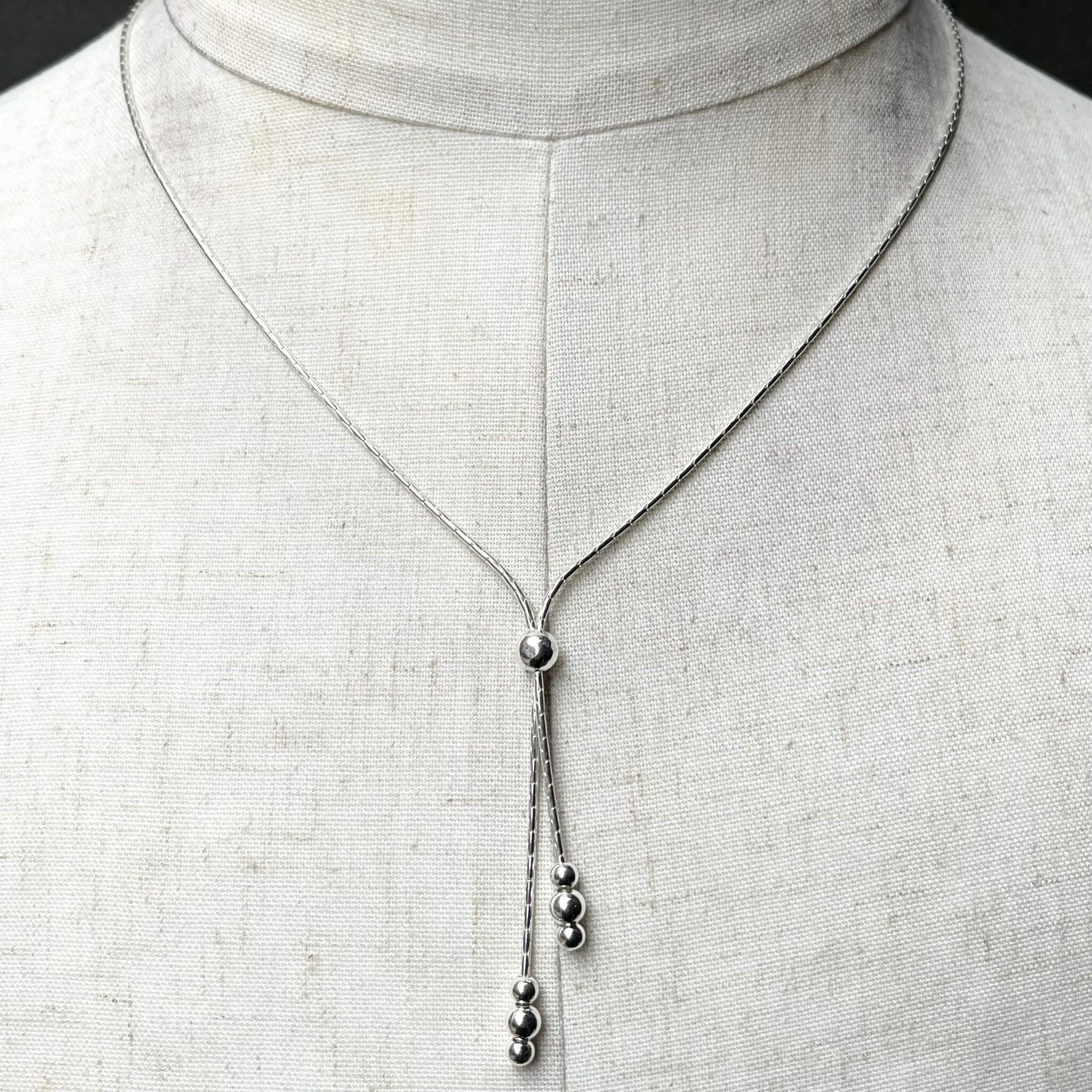 SILVER925 TWIST WIDE CHAIN MANTEL NECKLACE /シルバー/ネックレス