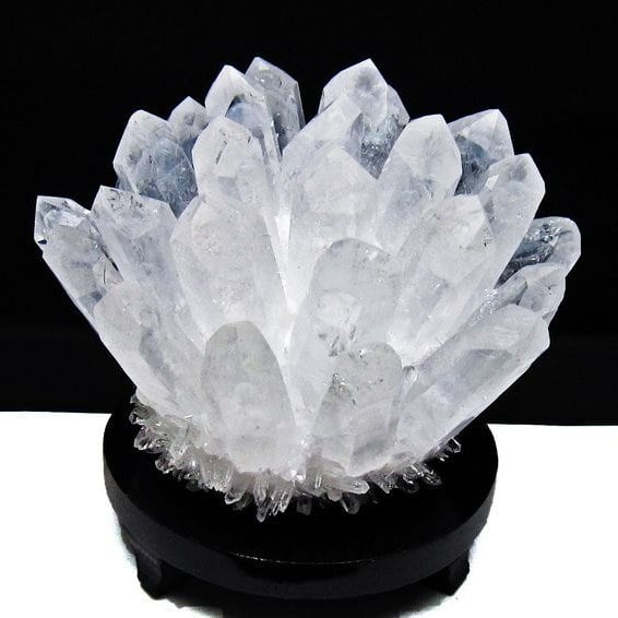 1.6Kg 水晶 クラスター 水晶 原石 台座付属 一点物 182-8380 | 天然石