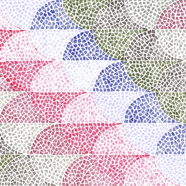 2024春夏【Paperproducts Design】バラ売り2枚 ランチサイズ ペーパーナプキン Paros ブルーxピンク