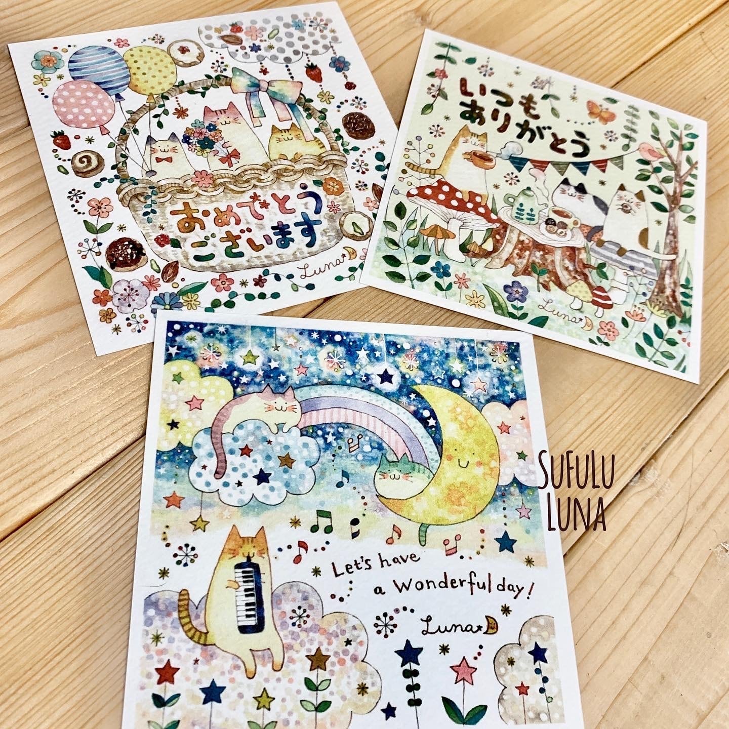 Lu*nyan スクエアメッセージカード | SuFuLu ONLINE SHOP