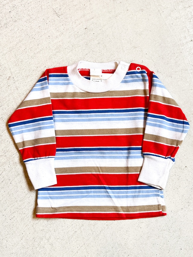 【80cm】VINTAGE 90's 長袖Tシャツ【10033】