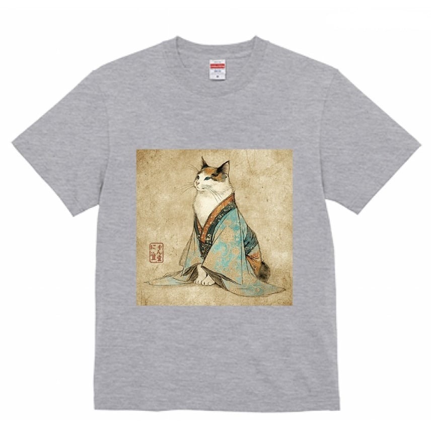 青い瞳の姫猫  Tシャツ / Blue-eyed Princess Cat T-Shirt