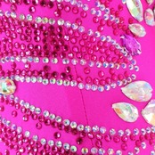 社交ダンス 衣装 スタンダード ドレス スタンダードドレス ワンピース デモ 競技 フリル レース 花 発表会 パーティ かわいい 豪華 ピンク系 ホワイト系 ビビッド ピンク キュート エレガント おしゃれ フェスティバル ダンスパフォーマンス コスチューム