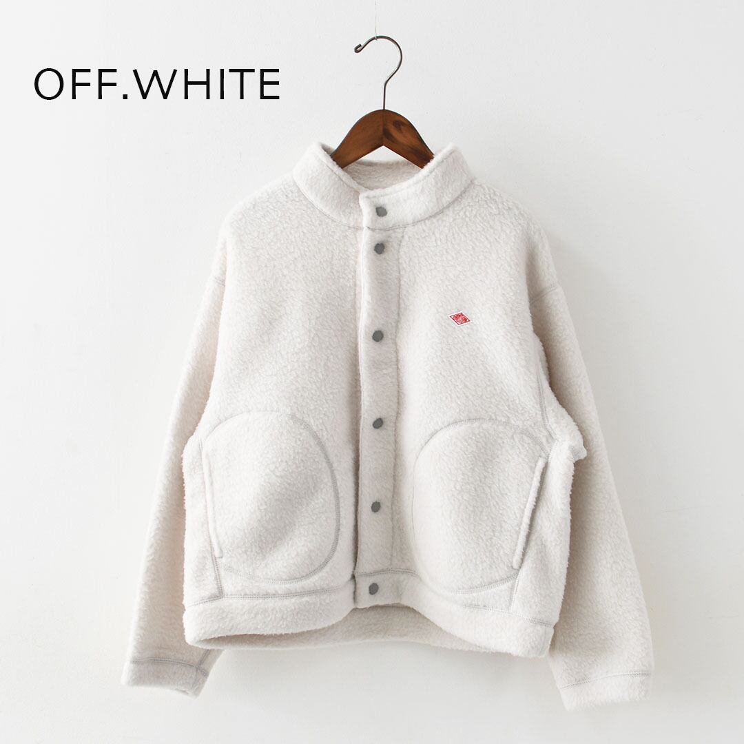 DANTON [ダントン] W DOUBLE FACE BOA STAND COLLAR CARDIGAN [DT