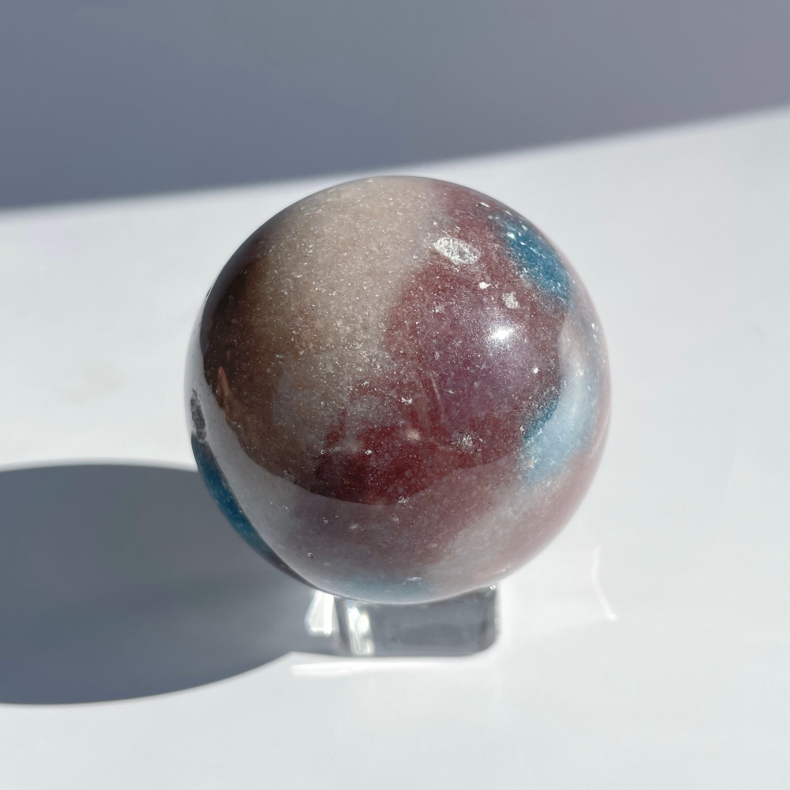 トロレアイト スフィア トロレアイトインクォーツ（トロール石）ミニスフィア（丸玉）01