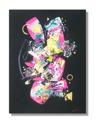 イタリア『春のカンポ（ヴェネツィア）』 油彩 6号 田畑和高 美術品