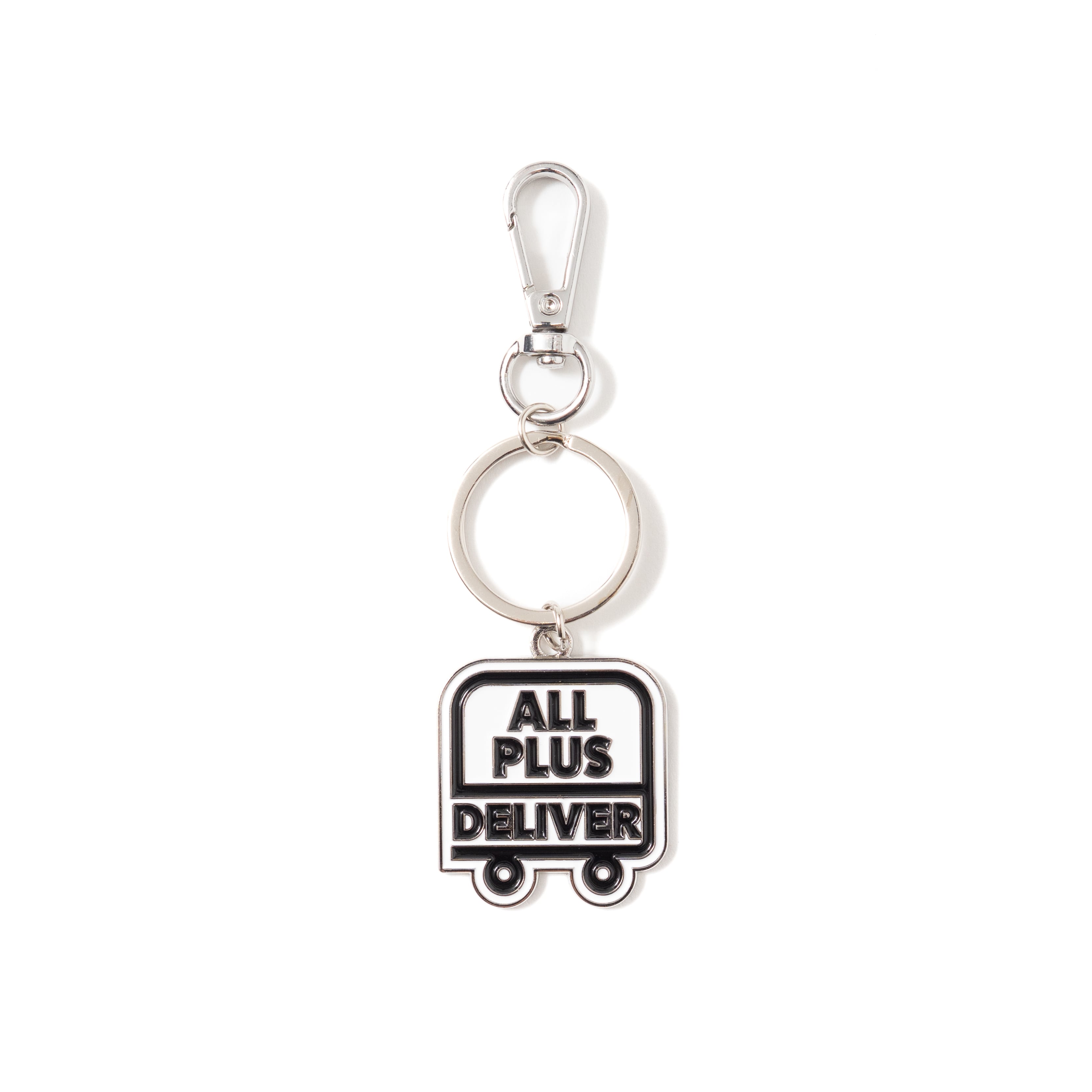 ALPSDR METAL LOGO KEY RING / BLACK