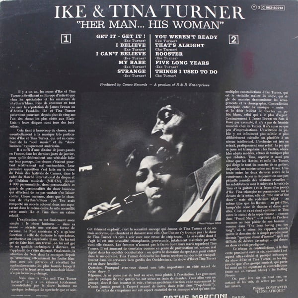 Ike & Tina Turner / Her Man... His Woman [2 C062 - 80761, 2C 062 - 80.761] - 画像2