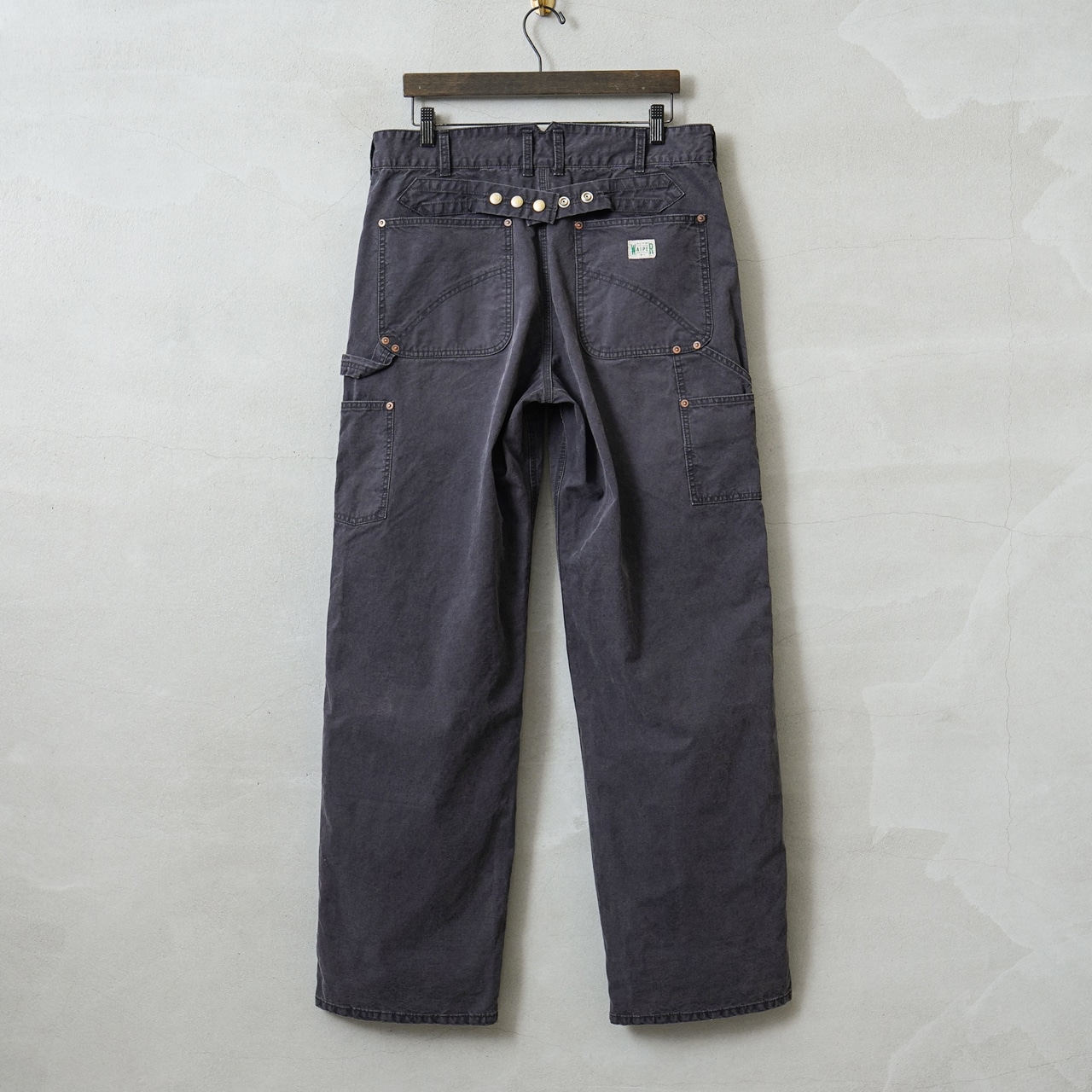 Back Cinch Strap Double Knee Painter Pants