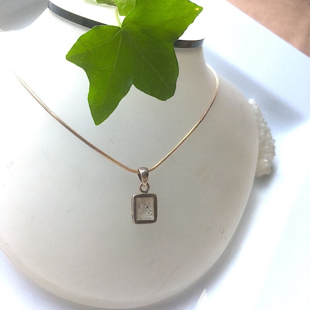 【一点物】✦·.⋆エレスチャルクォーツペンダント·.⋆天使の記憶✦