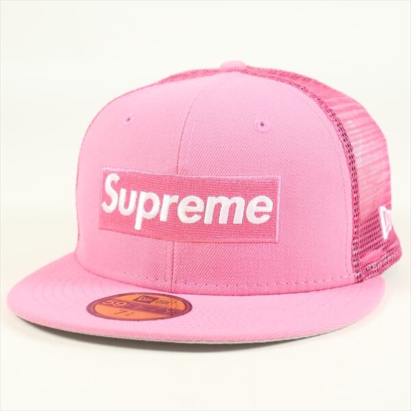 Supreme New Era Box Logo Mesh Cap Pink