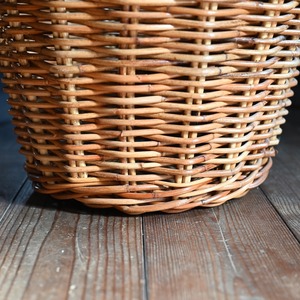 Basket / バスケット〈 かご・ラタン・収納・カフェ・店舗什器・アンティーク・ヴィンテージ 〉113705