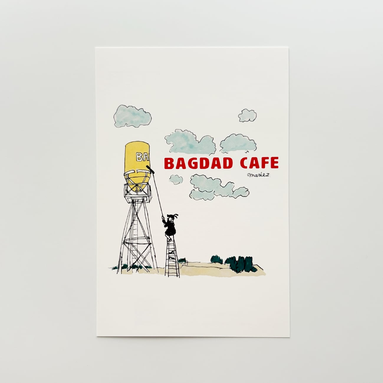 ポストカード 映画「BAGDAD CAFE」より